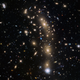 Abell S1063, seen with the gravitational lensing effect (Image: NASA, ESA, and J. Lotz (STScI)